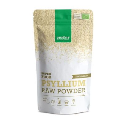 Псилиум ХУСК на прах БИО х 200 гр PURASANA | Psillyum Husk Powder Organic