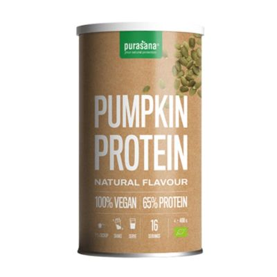Тиквен протеин ВЕГАН БИО х 400 гр – неовкусен PURASANA | Pumpkin Seed Protein