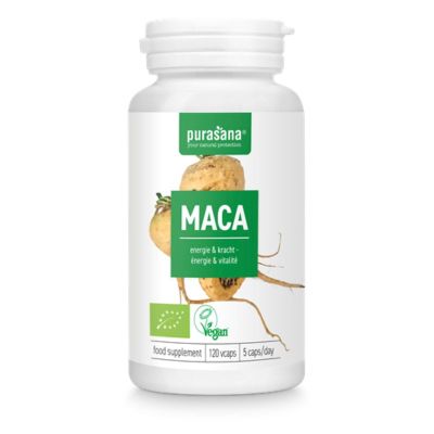 МАКА Био екстракт 300 мг х 120 капсули PURASANA | Maca Organic