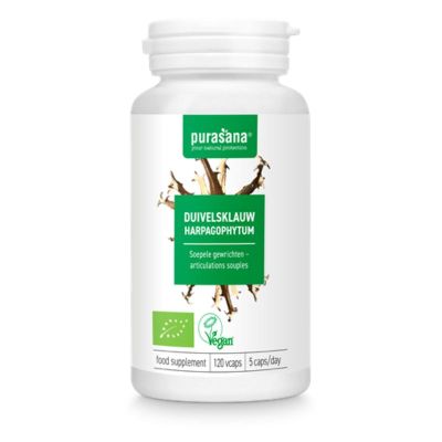 Дяволски нокът екстракт БИО 300 мг х 120 капсули х PURASANA | Devil's Claw Organic