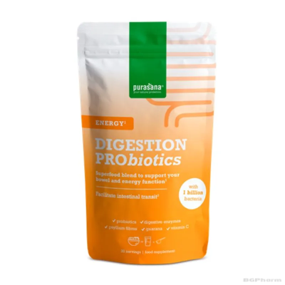 Микс от пробиотици DIGESTION PRO ENERGY на прах 140 гр PURASANA | Probiotic Mix