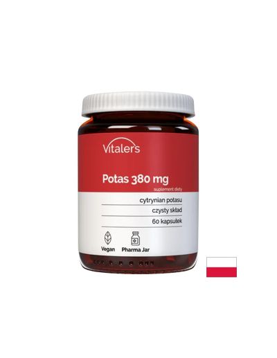 Калий 380 мг х 60 капсули Vitaler's | Potassium