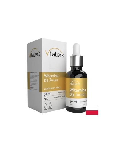 Витамин Д3 за деца и възрастни 800 IU течен, на капки х 180 дози Vitaler's | Vitamin D3 Liquid