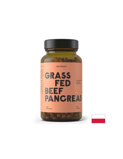 Говежди панкреас + черен дроб 400 мг х 240 капсули Nutriest | Beef Pancreas & Liver