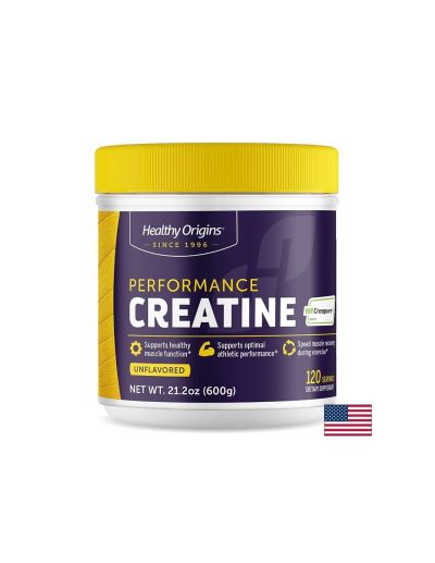 Креатин монохидрат Creapure ® 5000 мг на прах 600 гр Healthy Origins | Creatine