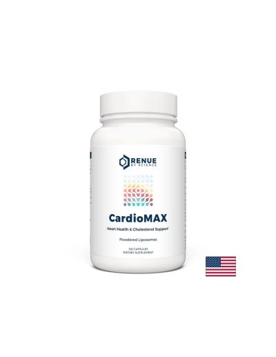 Cardio MAX Формула с червен ориз, коензим Q10 и берберин за нормален холестерол х 120 капсули Renue by Science