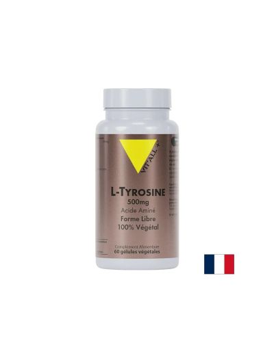 Л-Тирозин 500 мг х 60 капсули ВИТАЛ ПЛЮС | Vit'all Plus L-Tyrosine