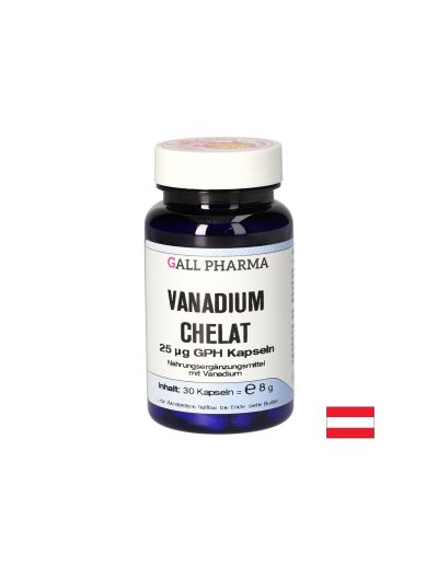 Ванадий хелатиран х 30 капсули GALL PHARMA | Vanadium Chelated