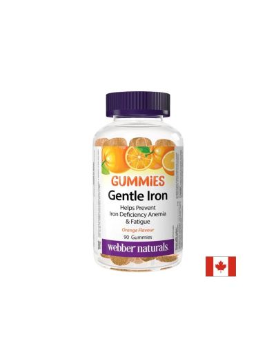Желязо 6 мг х 90 желирани таблетки Webber Naturals | Gentle Iron Gummies
