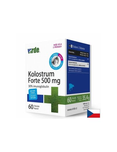 Говежда коластра 100% чиста 500 мг х 60 капсули VIRDE | Beef Colostrum