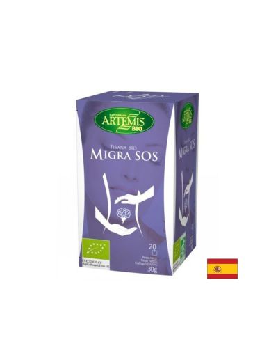 Чай при мигрена БИО х 20 пакетчета Herbes del Moli Artemis