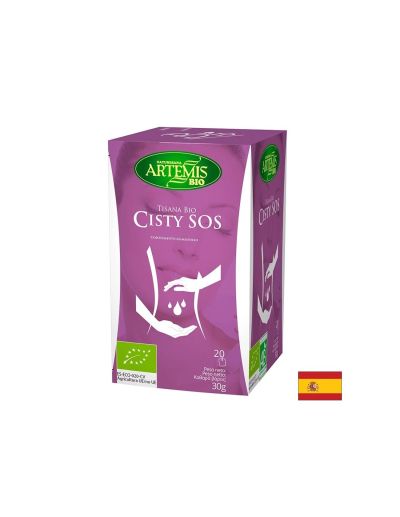 Чай при ЦИСТИТ SOS БИО х 20 пакетчета Herbes del Moli Artemis