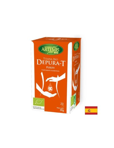 Пречистващ и детокс чай БИО х 20 пакетчета Herbes del Moli Artemis