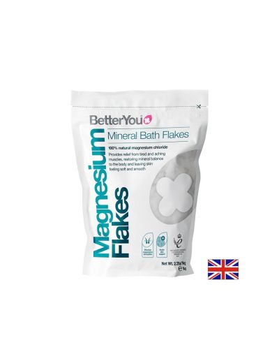 Магнезиеви кристали ( люспи ) за вана х 1 кг BETTERYOU | Magnesium crystals