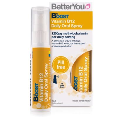 Витамин Б12 ( метилкобаламин ) 300 мкг  + хром 15 мкг орален спрей х 25 мл BETTERYOU | Vitamin B12 Oral Spray