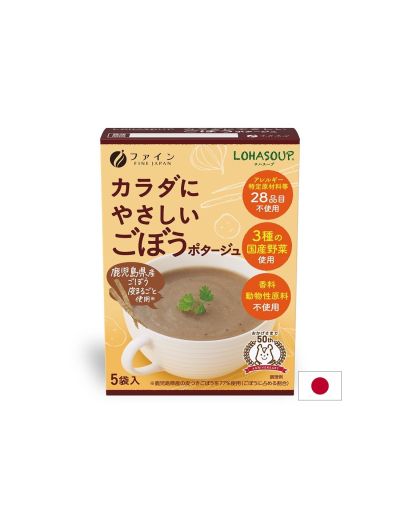 Японска крем-супа с репей х 5 пакетчета FINE JAPAN | Burdock Soup