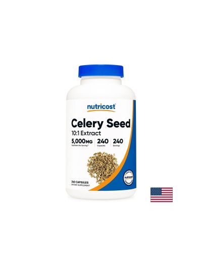 Целина 500 мг х 240 капсули Nutricost | Celery Seed
