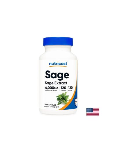 Салвия ( градински чай ) екстракт 400 мг х 120 капсули Nutricost | Sage