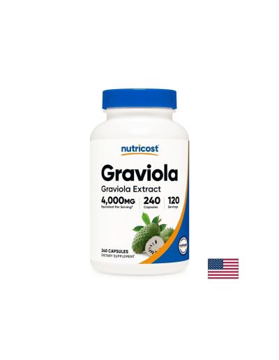 Гравиола екстракт 100 мг х 240 капсули Nutricost | Graviola