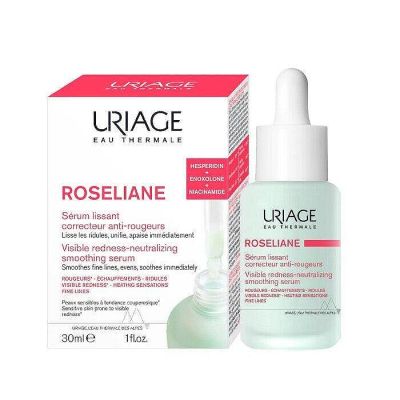 Юриаж РОЗЕЛИАН Изглаждащ и успокояващ серум за лице 30 мл | URIAGE Roseliane