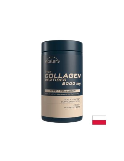 Рибни колагенови пептиди 5000 мг на прах 350 гр Vitaler's | Marine Collagen Peptides