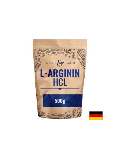 Л-Аргинин хидрохлорид 5000 мг на прах 500 гр Sports & Health Solutions | L-Arginine