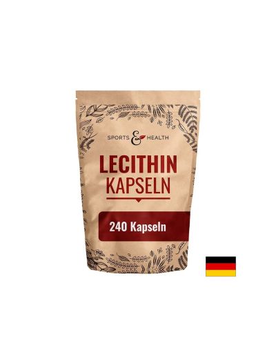 Соев лецитин 1200 мг х 240 капсули Sports & Health Solutions | Soy Lecithin