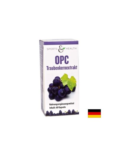 Екстракт от гроздови семена ( OPC ) 350 мг х 60 капсули Sports & Health Solutions | ORS Grape seed extract