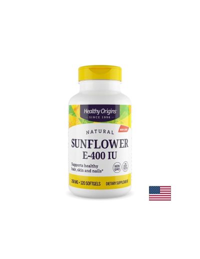 Витамин E от слънчоглед 400 IU 268 мг х 120 капсули Healthy Origins | Vitamin E