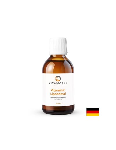 Липозомен Витамин Ц течен 1000 мг х 250 мл Vita World | Lyposomal Vitamin C