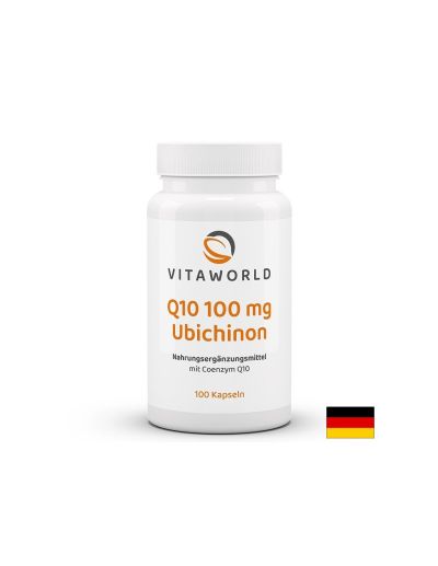 Коензим Q10 ( убиквинон ) 100 мг х 100 капсули Vita World | Coenzyme Q10