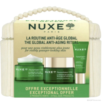 Нукс НУКСУРИАНС УЛТРА Дневен + нощен + околоочен крем ПРОМО КОМПЛЕКТ | NUXE Nuxuriance Ultra