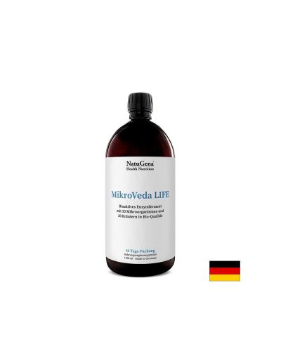 MikroVeda Life Биоактивен сироп с пробиотици и билкови екстракти х 1000 мл NATUGENA