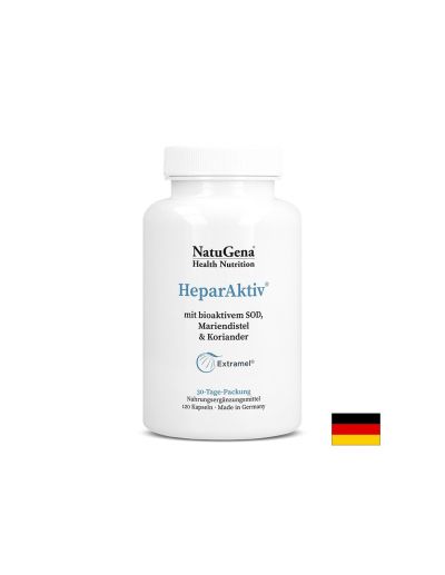 HeparAktiv Формула за черния дроб х 120 капсули NATUGENA