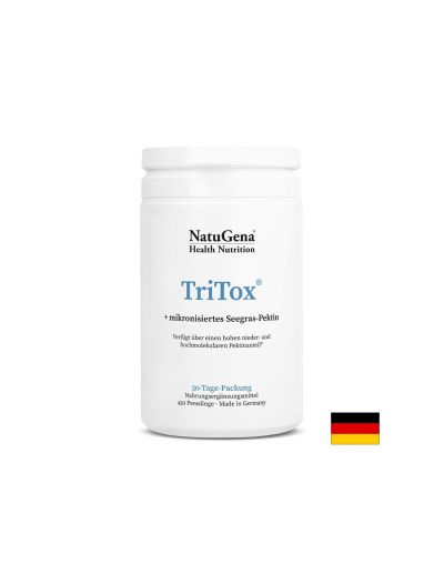 TriTox ® Комплекс с хлорела и пектин от морски водорасли х 450 таблетки NATUGENA