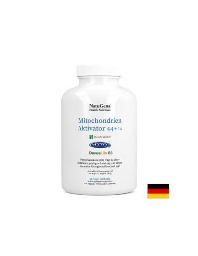 Митохондриален активатор с 44+14 активни съставки х 240 капсули NATUGENA