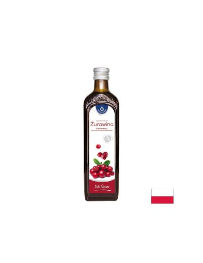 Червена боровинка + Витамин Ц сироп х 490 мл Oleofarm | Cranberry & Vitamin C juice