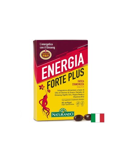 ЕНЕРГИЯ ФОРТЕ Формула с Женшен + Пчелно млечице х 40 капсули Naturando | Energia Forte