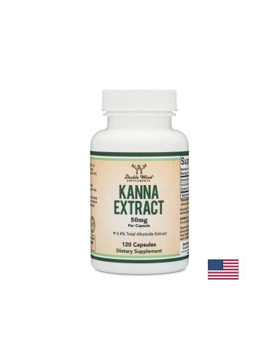 Канна екстракт х 120 капсули Double Wood | Kanna extract