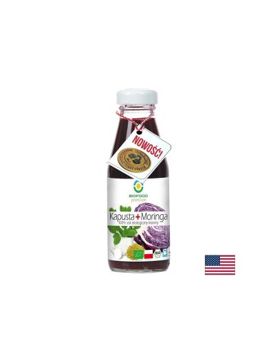 Сок от ферментирало броколи и моринга БИО х 200 мл BIOFOOD | Broccoli & Moringa Juice