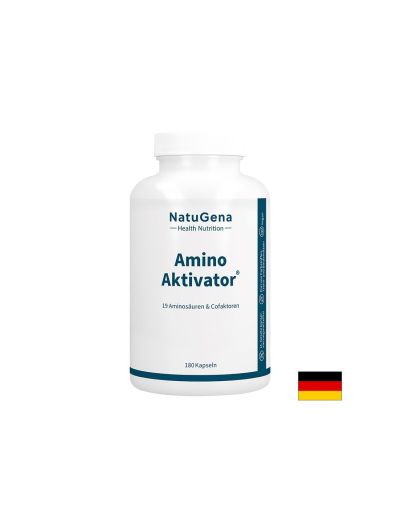 Amino Aktivator Комплекс от 19 аминокиселини х 180 капсули Natugena