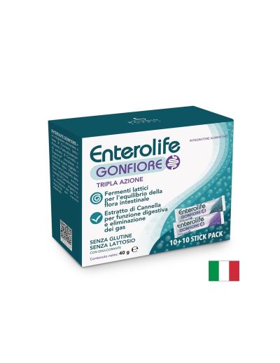 Пробиотици 3 млрд CFU + Храносмилателни ензими + Канела 100 10 + 10 сашета Paladin Pharma | Enterolife DUO