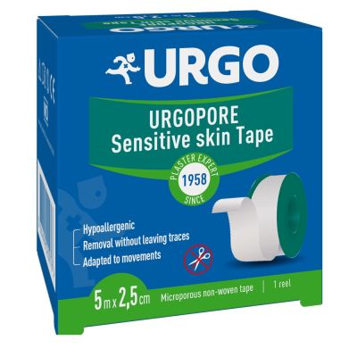 УРГО Ургопор лейкопласт 2.5 см / 5 м | URGO Urgopore