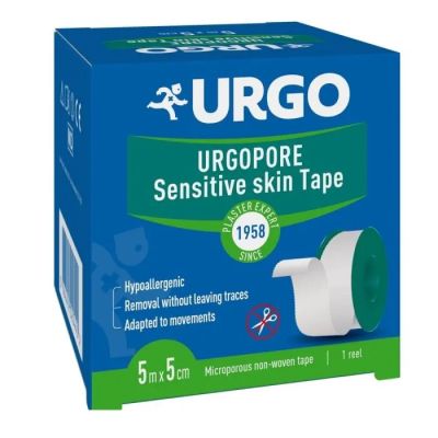 УРГО Ургопор лейкопласт 5 см / 5 м | URGO Urgopore