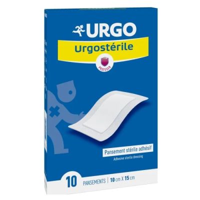 УРГО Ургостерил Стерилен пластир за рани 10 / 15 см х 10 броя | URGO Sterile