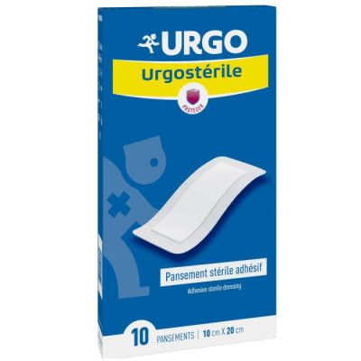 УРГО Ургостерил Стерилен пластир за рани 10 / 20 см х 10 броя | URGOSterile