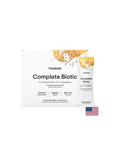 Complete Biotic 3 в 1 – Пробиотик, бактериофаги и постбиотик х 30 сашета Thorne