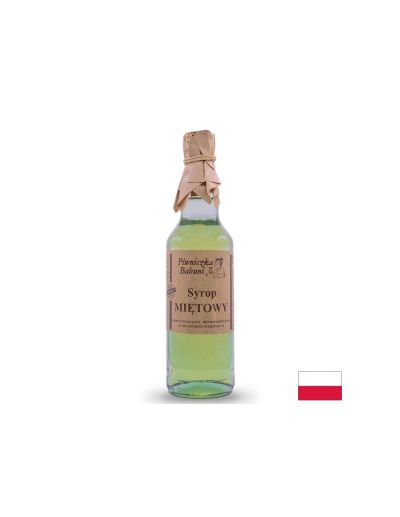 Сироп от мента х 500 мл Piwniczka Babuni | Peppermint syrup