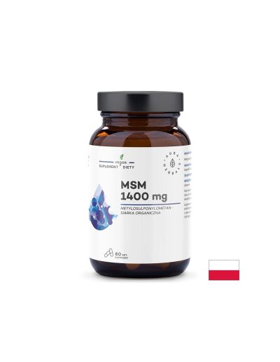 МСМ ( Метилсулфонилметан, органична сяра ) 700 мг х 60 капсули Aura Herbals | MSM