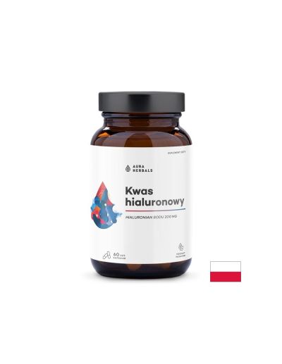 Хиалуронова киселина 200 мг х 60 капсули Aura Herbals | Hyaluronic acid